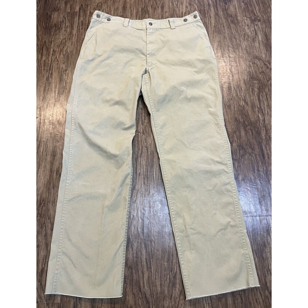 Vintage 90s CC Filson Lot 79 Tin cloth Cotton Work Pants Mens 39x34 (Tag 42)